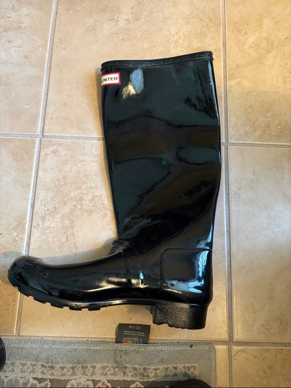 Hunter Gloss Black Tall Rain Boot